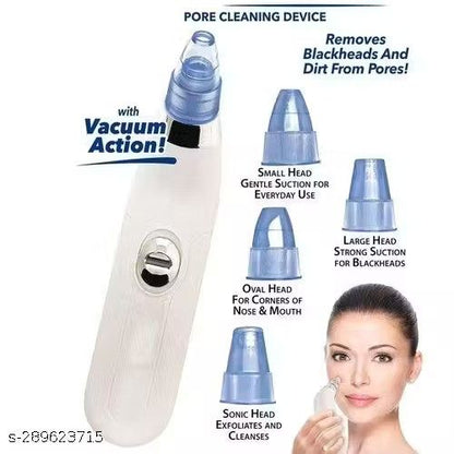 Derma Suction Vacuum Skin Cleanser | 4 in 1 Multi-function Blackhead Remover Tool | Remover Kit Skin Cleaner | Pimple Removal Tool | Ane Removal Tool